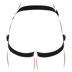 Get Real TOYJOY Harnais pour Gode ceinture Strap-On Get Real Noir